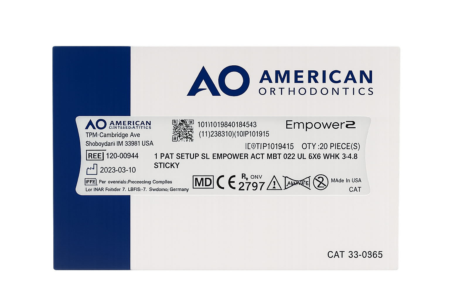 Bracket ao american orthodontics