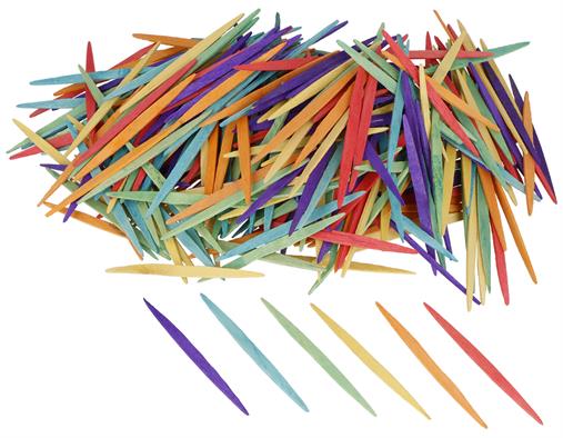 AiyS – Cure-dents colorés en bois