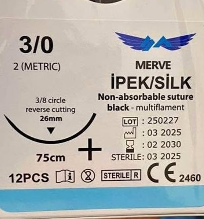 suture non résorbable 3/0  qualité CE2460