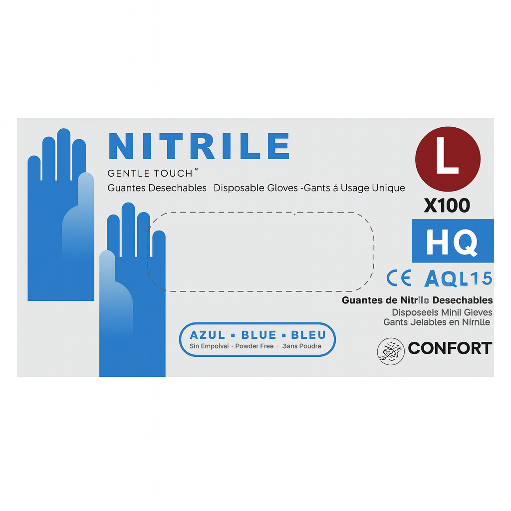 Gants NITRILE M/L