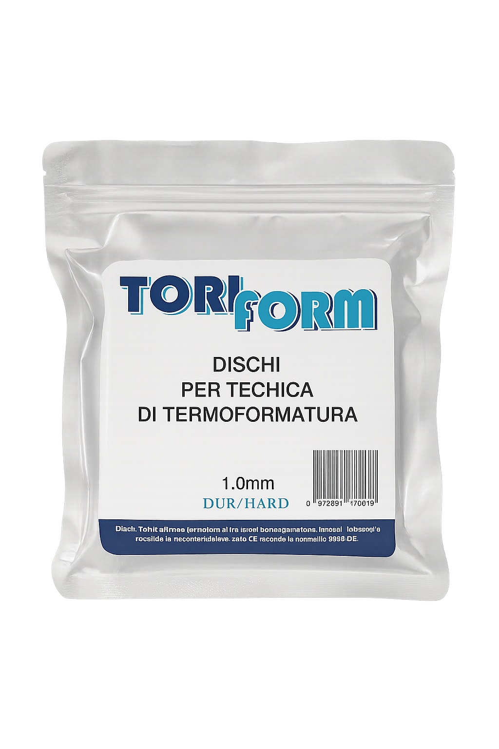 Plaque thermoformeuse 1.00MM/01.5MM