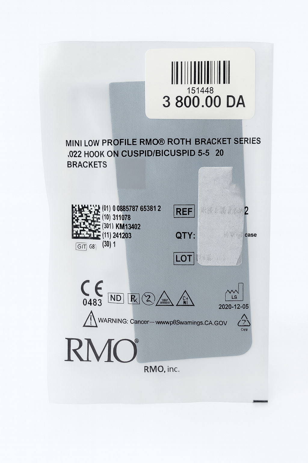 Mini Low Profile RMO® Roth Bracket Series