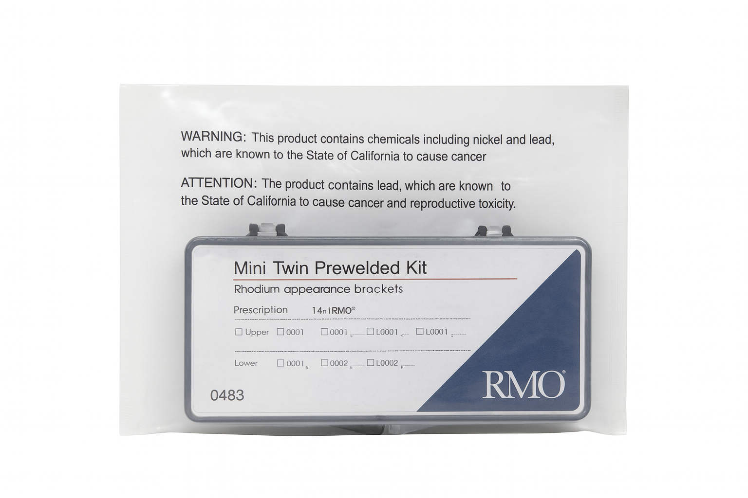 RMO Mini Twin Prewelded Kit – Rhodium appearance brackets