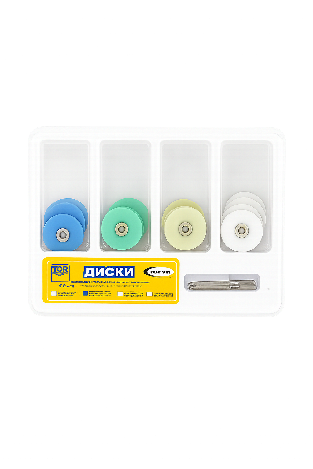 Kit de disques abrasifs dentaires – TOR VM