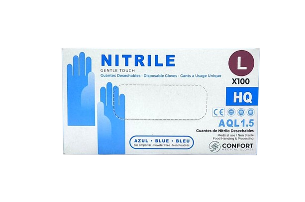 Gants NITRILE S L M