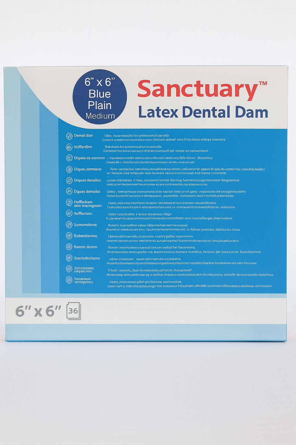 Sanctuary latex dental dam