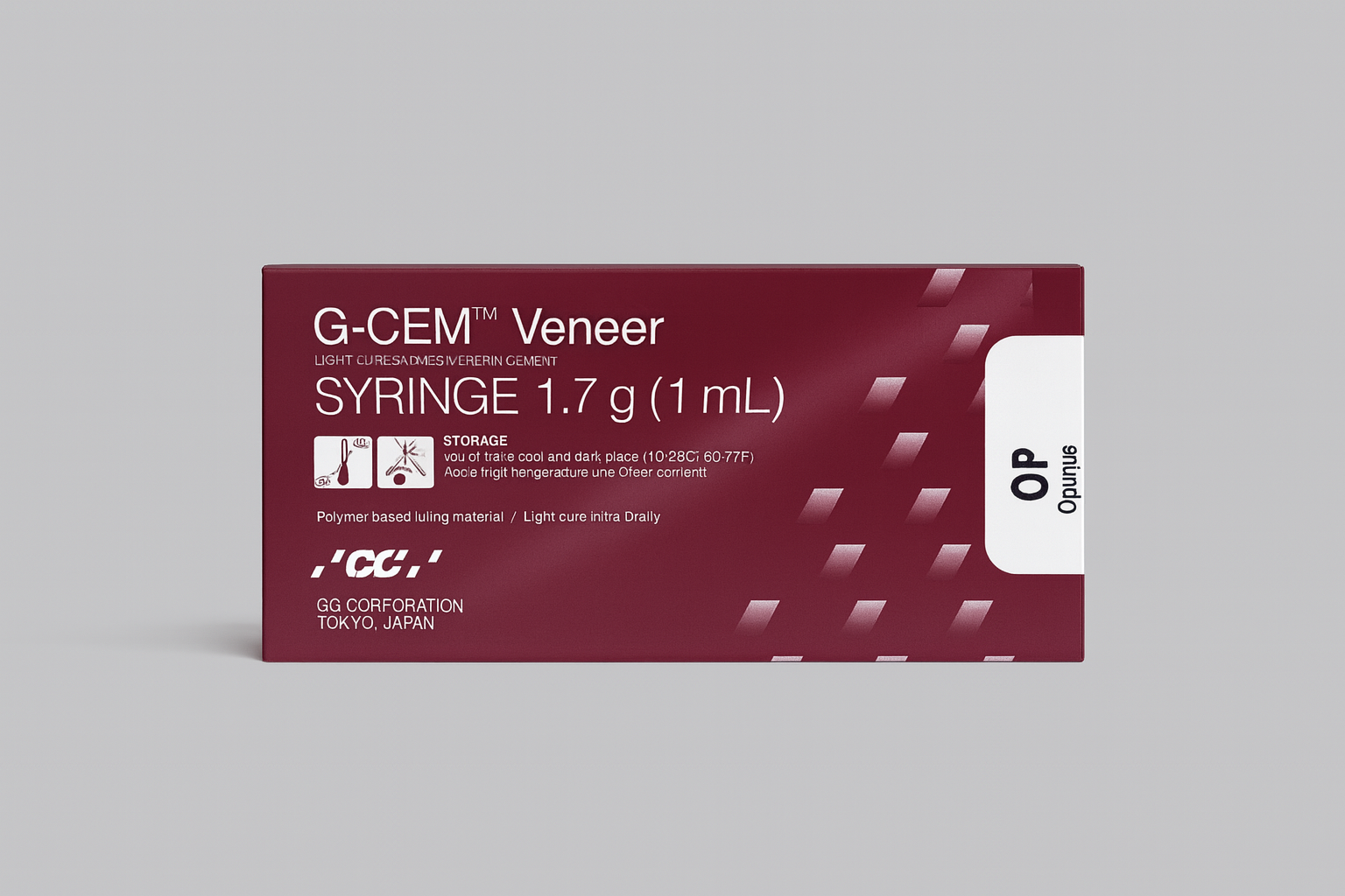 G-CEM™ Veneer SYRINGE 1.7 g (1 mL)