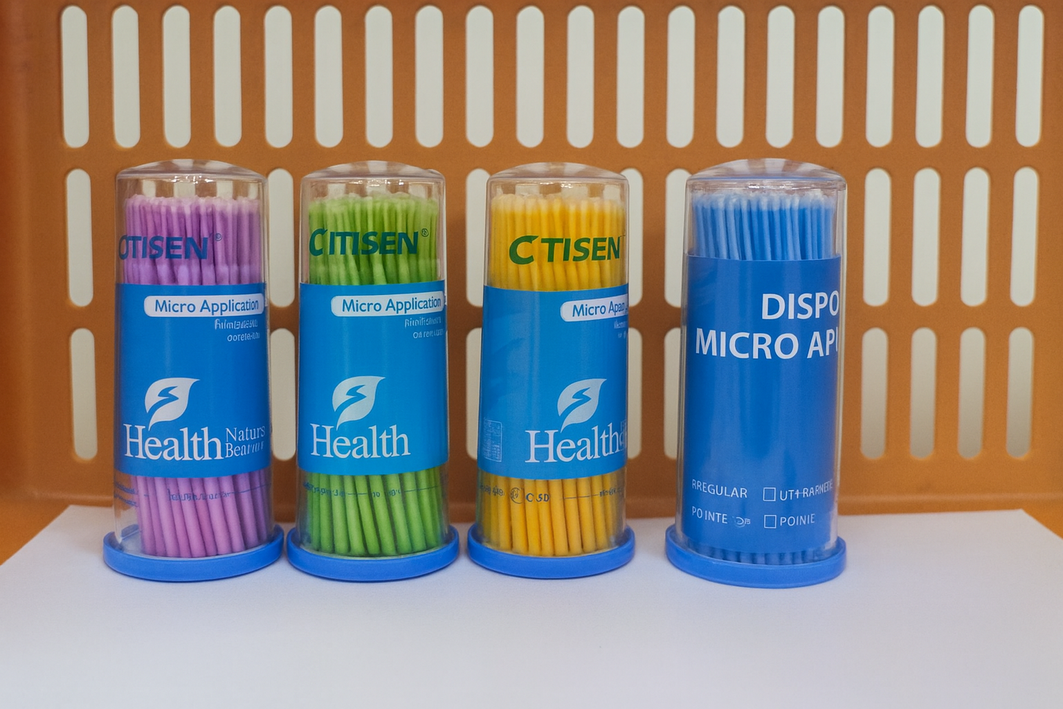 Micro Applicators – CITISEN / Health : [ Violet,Vert, Jaune,Bleu]